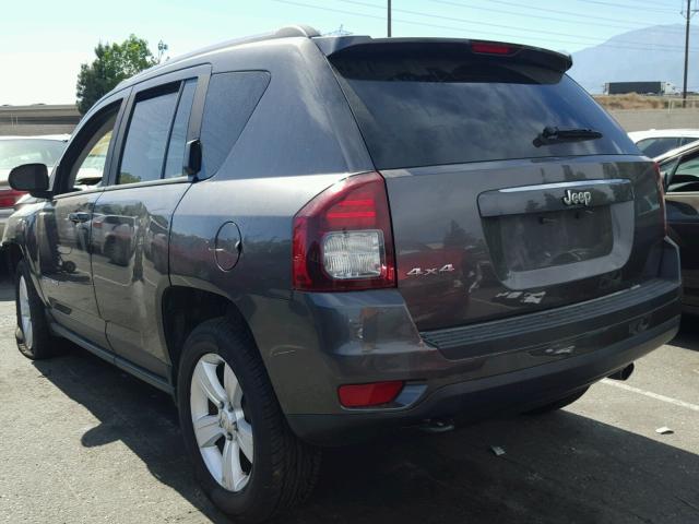 1C4NJDBBXED854874 - 2014 JEEP COMPASS SP GRAY photo 3