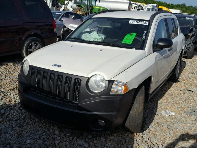 1J8FT47W48D731692 - 2008 JEEP COMPASS SP WHITE photo 2