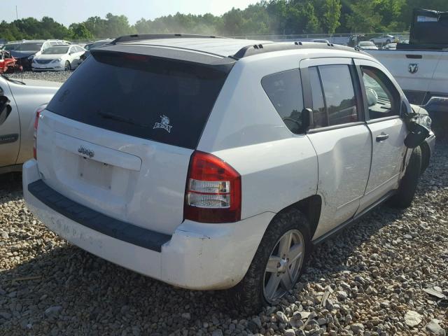 1J8FT47W48D731692 - 2008 JEEP COMPASS SP WHITE photo 4