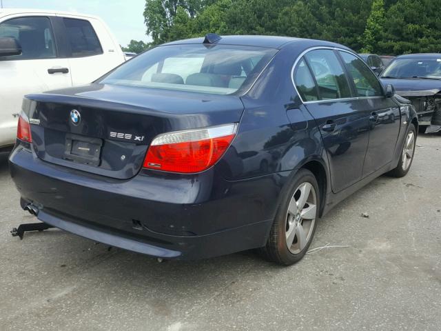 WBANF33557CS40986 - 2007 BMW 525 XI BLACK photo 4