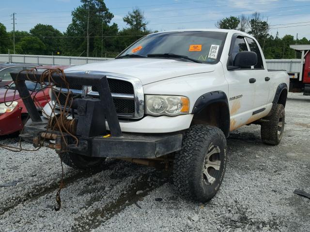 3D7KS28D65G741767 - 2005 DODGE RAM 2500 S WHITE photo 2