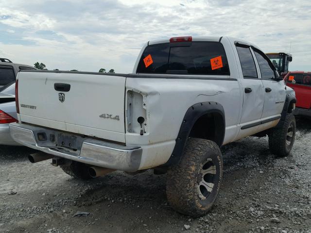3D7KS28D65G741767 - 2005 DODGE RAM 2500 S WHITE photo 4