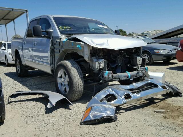 1N6AA07B77N241038 - 2007 NISSAN TITAN XE SILVER photo 1