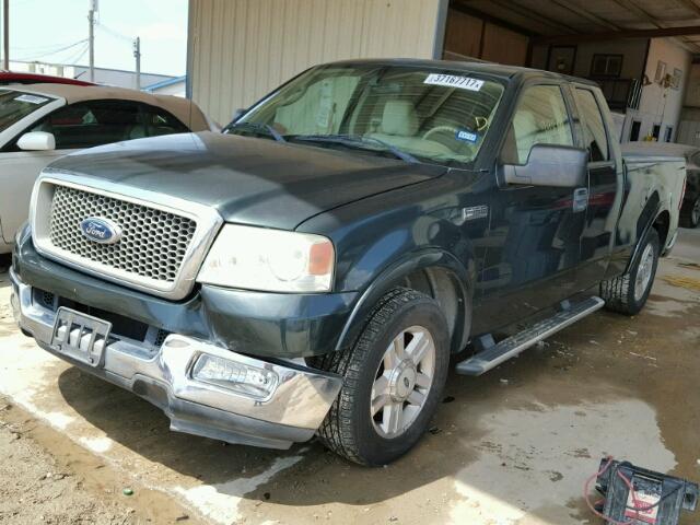 1FTPX12594NB12698 - 2004 FORD F150 GREEN photo 2