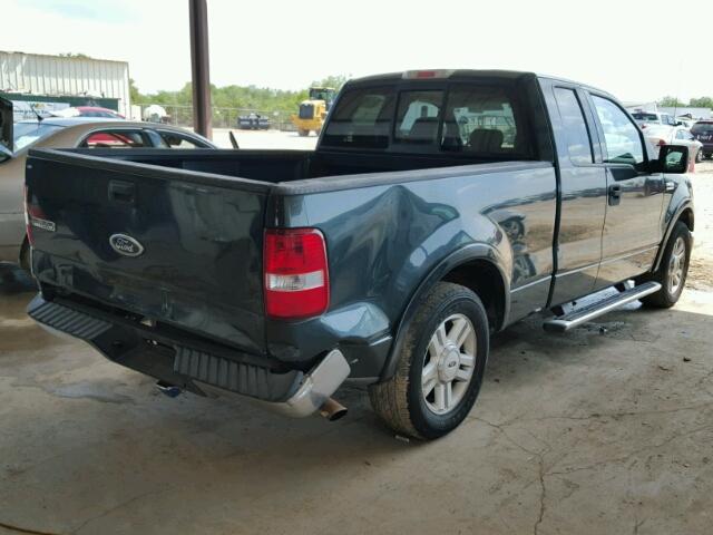 1FTPX12594NB12698 - 2004 FORD F150 GREEN photo 4