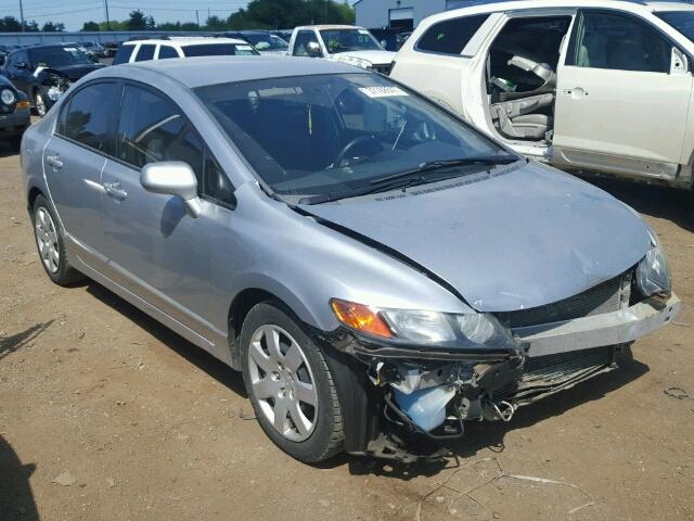 2HGFA16588H357791 - 2008 HONDA CIVIC LX SILVER photo 1