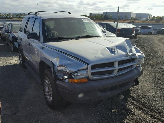 1D4HR38N53F615142 - 2003 DODGE DURANGO SP SILVER photo 1