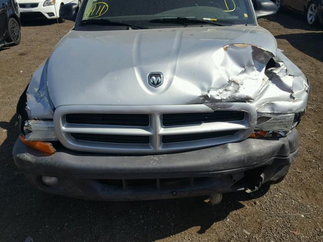 1D4HR38N53F615142 - 2003 DODGE DURANGO SP SILVER photo 7