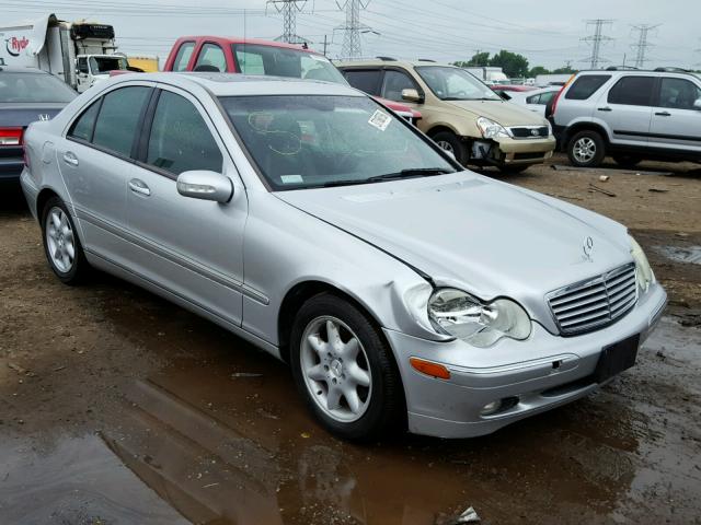 WDBRF81J14F534542 - 2004 MERCEDES-BENZ C 240 4MAT SILVER photo 1