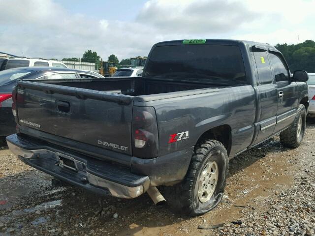 2GCEK19T741105941 - 2004 CHEVROLET SILVERADO BLACK photo 4