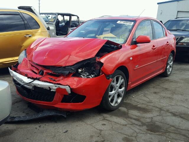 JM1BK323971725855 - 2007 MAZDA 3 S RED photo 2