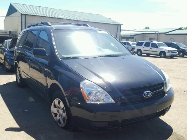 KNDMB233386250063 - 2008 KIA SEDONA EX BLACK photo 1