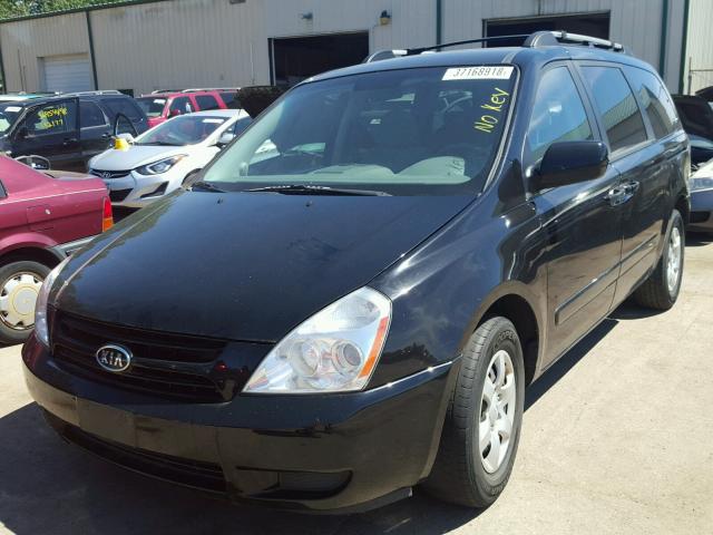 KNDMB233386250063 - 2008 KIA SEDONA EX BLACK photo 2