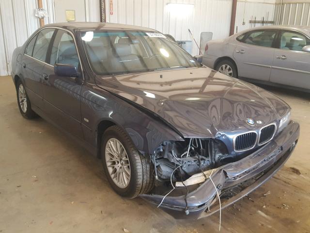 WBADT63492CH90331 - 2002 BMW 530 I AUTO BLUE photo 1