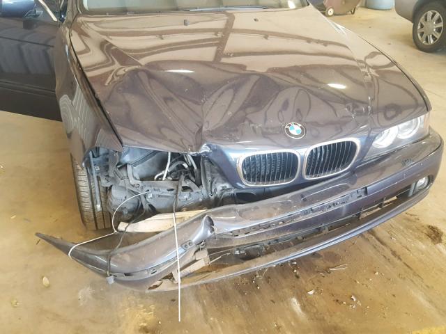 WBADT63492CH90331 - 2002 BMW 530 I AUTO BLUE photo 9