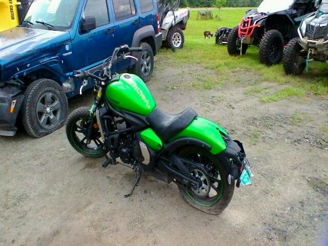 JKAENEA16FDA02863 - 2015 KAWASAKI EN650 A მწვანე ფოტო 3