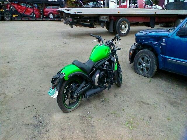 JKAENEA16FDA02863 - 2015 KAWASAKI EN650 A მწვანე ფოტო 4