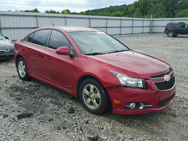 1G1PF5S91B7257158 - 2011 CHEVROLET CRUZE LT RED photo 1