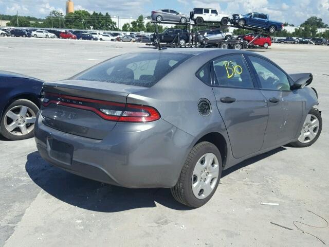 1C3CDFAA9DD126761 - 2013 DODGE DART SE GRAY photo 4