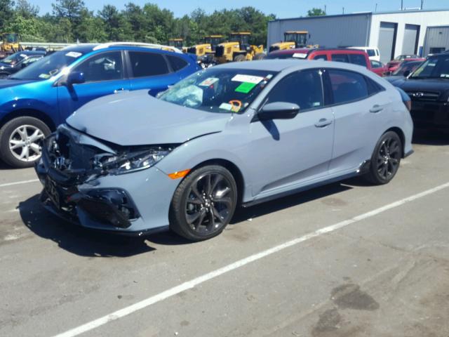 SHHFK7H46JU410467 - 2018 HONDA CIVIC SPOR GRAY photo 2