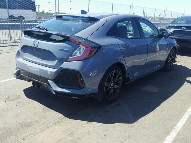 SHHFK7H46JU410467 - 2018 HONDA CIVIC SPOR GRAY photo 4