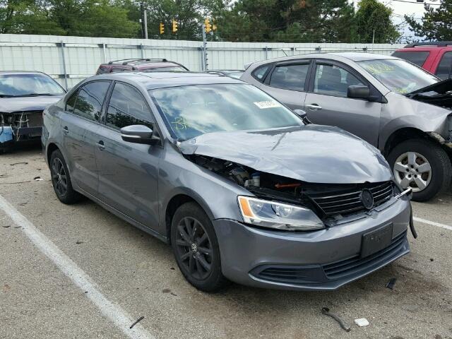 3VWDZ7AJ2BM305200 - 2011 VOLKSWAGEN JETTA SE GRAY photo 1