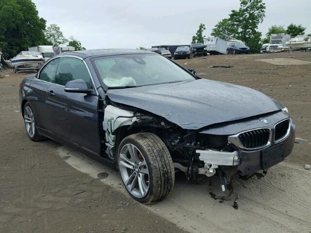 WBA4U1C54H5A16185 - 2017 BMW 440XI GRAY photo 1