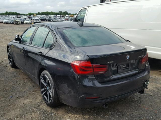 WBA8B7C50JA190372 - 2018 BMW 340 XI BLACK photo 3