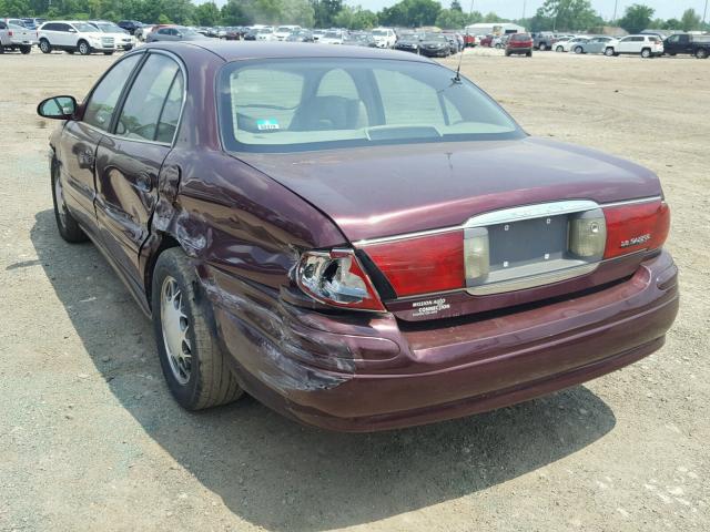 1G4HP54K844149578 - 2004 BUICK LESABRE CU MAROON photo 3