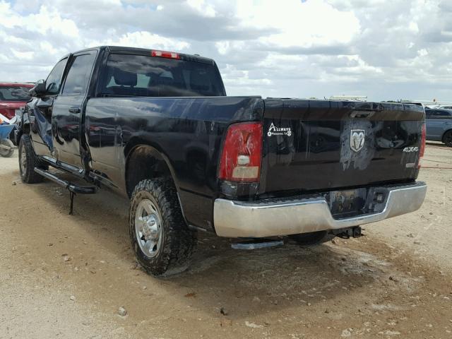 3C6UD5HLXCG284178 - 2012 DODGE RAM 2500 S BLACK photo 3