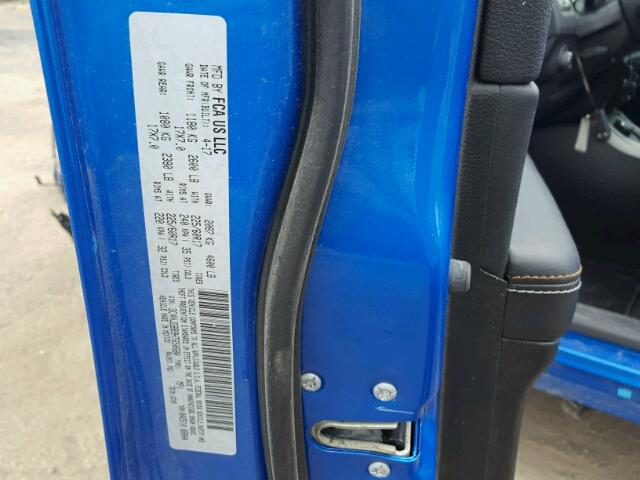 3C4NJDBB9HT650680 - 2017 JEEP COMPASS LA 蓝色 照片 10