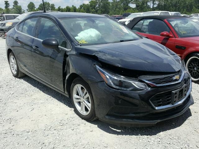 1G1BE5SM7H7280972 - 2017 CHEVROLET CRUZE LT BLACK photo 1