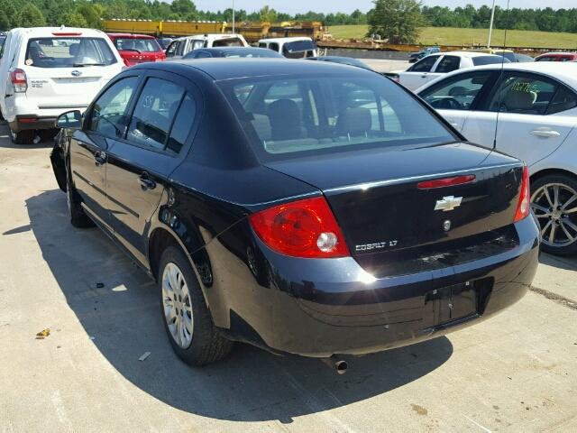 1G1AD5F55A7220292 - 2010 CHEVROLET COBALT LT SILVER photo 3