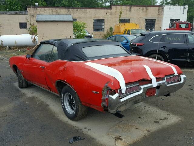 2376798608330 - 1969 PONTIAC LEMANS RED photo 3