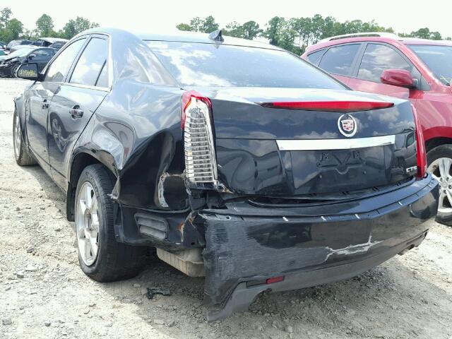 1G6DF577X90109971 - 2009 CADILLAC CTS BLACK photo 3