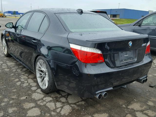 WBSNB9C5XAC043362 - 2010 BMW M5 BLACK photo 3