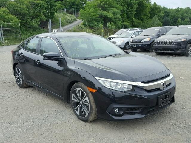 19XFC1F74GE208346 - 2016 HONDA CIVIC EXL BLACK photo 1