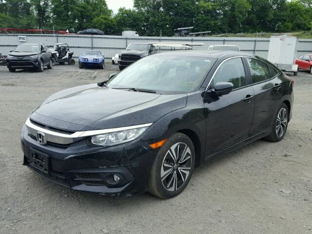 19XFC1F74GE208346 - 2016 HONDA CIVIC EXL BLACK photo 2