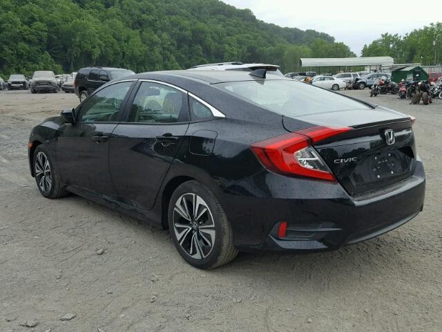 19XFC1F74GE208346 - 2016 HONDA CIVIC EXL BLACK photo 3