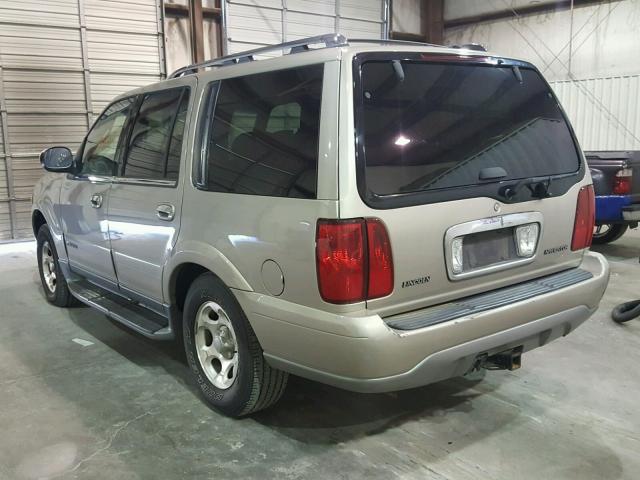 5LMFU28R92LJ16398 - 2002 LINCOLN NAVIGATOR GRAY photo 3