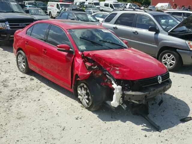 3VWDZ7AJ9BM387670 - 2011 VOLKSWAGEN JETTA RED photo 1