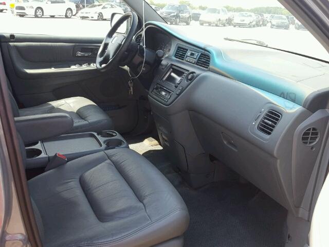 5FNRL18712B028321 - 2002 HONDA ODYSSEY EX GRAY photo 5