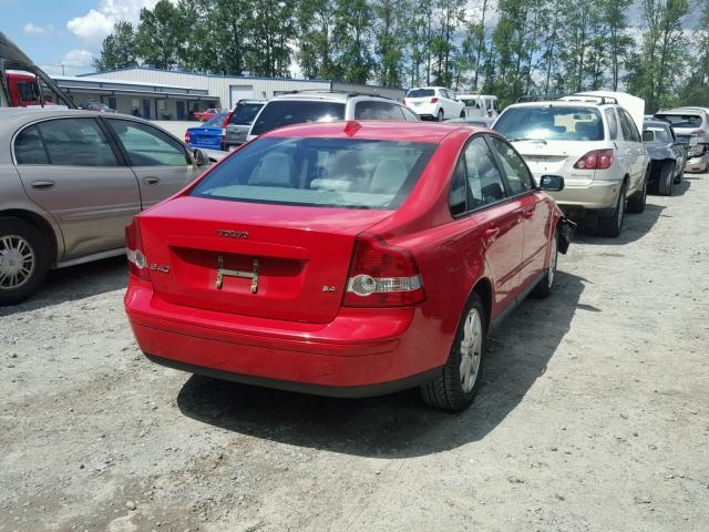 YV1MS382462176611 - 2006 VOLVO S40 2.4I RED photo 4