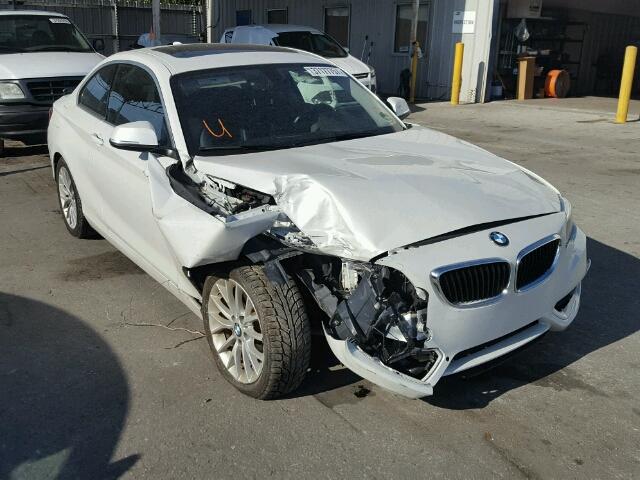 WBA1F5C55EV255855 - 2014 BMW 228 I WHITE photo 1