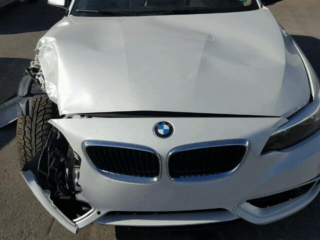 WBA1F5C55EV255855 - 2014 BMW 228 I WHITE photo 7