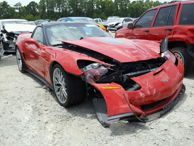 1G1YR26R695800031 - 2009 CHEVROLET CORVETTE Z RED photo 1