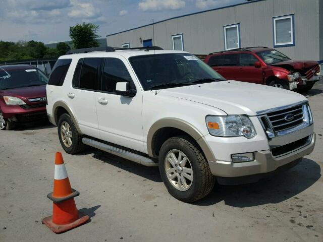 1FMEU7EE1AUA91633 - 2010 FORD EXPLORER E WHITE photo 1