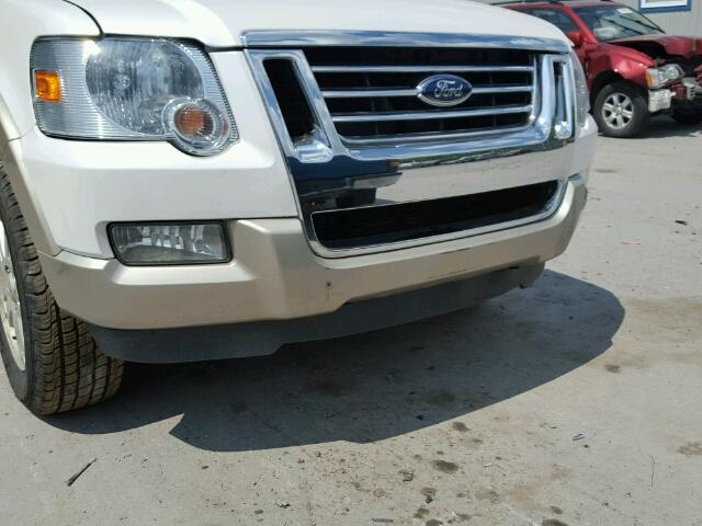 1FMEU7EE1AUA91633 - 2010 FORD EXPLORER E WHITE photo 9