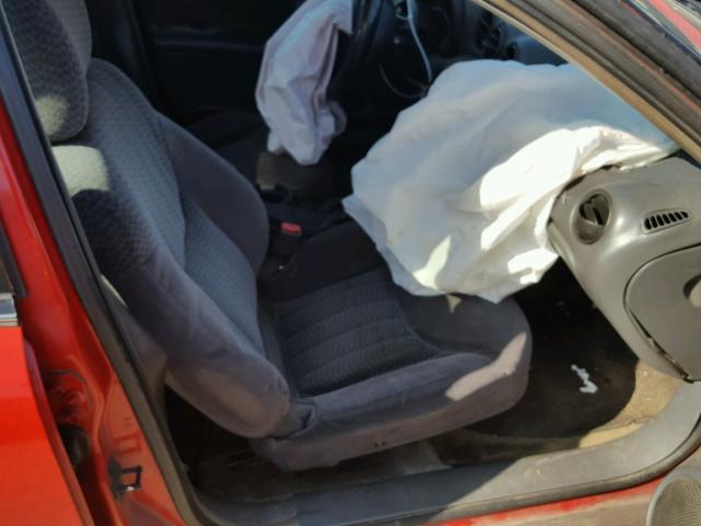 1G2NF52E71C111062 - 2001 PONTIAC GRAND AM S 红色 照片 5