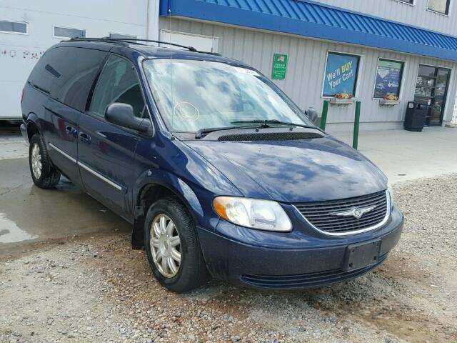 2C4GP54L84R605424 - 2004 CHRYSLER TOWN & COU BLUE photo 1